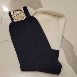 Men's Black and White Casual Socks